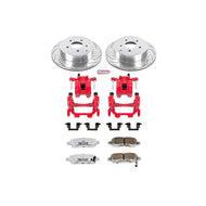 Power Stop 12-13 Infiniti M35h Rear Z26 Street Warrior Brake Kit w/Calipers Brake Kits - Performance D&S PowerStop   