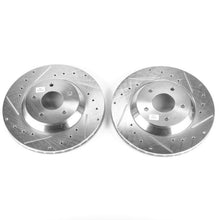 Load image into Gallery viewer, Power Stop 88-96 Chevrolet Corvette Front Evolution Drilled &amp; Slotted Rotors - Pair Brake Rotors - Slot &amp; Drilled PowerStop
