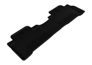 3D MAXpider 2014-2020 Acura MDX Kagu 2nd Row Floormats - Black Floor Mats - Rubber 3D MAXpider   
