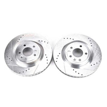 Load image into Gallery viewer, Power Stop 11-14 Ford Mustang Front Evolution Drilled &amp; Slotted Rotors - Pair Brake Rotors - Slot &amp; Drilled PowerStop
