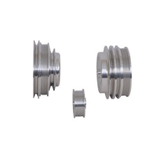 Load image into Gallery viewer, BBK 85-97 GM Truck 305 350 Underdrive Pulley Kit - Lightweight CNC Billet Aluminum (3pc) Pulleys - Crank, Underdrive BBK
