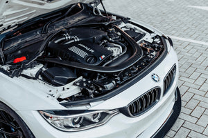 CSF 2014+ BMW M3/M4 (F8X) Top Mount Charge-Air-Cooler - Crinkle Black Intercoolers CSF   