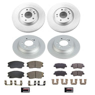 Power Stop 20-21 Kia Soul Front & Rear Z17 Coated Brake Kit Brake Kits - Performance Blank PowerStop   