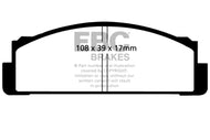 EBC 68-83 Fiat 124 1.6 Greenstuff Front Brake Pads Brake Pads - Performance EBC   