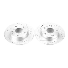 Load image into Gallery viewer, Power Stop 16-19 Honda Civic Rear Evolution Drilled &amp; Slotted Rotors - Pair Brake Rotors - Slot &amp; Drilled PowerStop   
