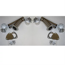Load image into Gallery viewer, Granatelli 2.25in Stainless Steel Manual Dual Exhaust Cutout Kit w/Slip Fit &amp; Band Clamp Exhaust Cutouts Granatelli Motor Sports
