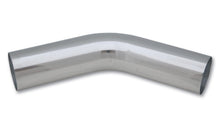Load image into Gallery viewer, Vibrant 5in OD T6061 Aluminum Mandrel Bend 45 Degree - Polished Aluminum Tubing Vibrant   

