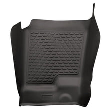 Load image into Gallery viewer, Husky Liners 07-12 Chevy Silverado/GMC Sierra Crew Cab WeatherBeater Center Hump Black Floor Liner Floor Mats - Rubber Husky Liners
