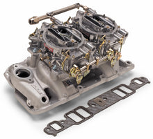 Load image into Gallery viewer, Edelbrock Dual Quad Kit Performer RPM Air Gap BBC Oval Port Intake Manifolds Edelbrock
