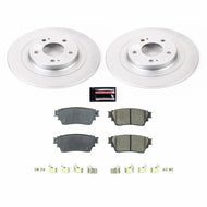 Power Stop 2018 Mitsubishi Eclipse Cross Rear Z17 Evolution Geomet Coated Brake Kit Brake Kits - Performance Blank PowerStop   