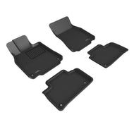 3D Maxpider 13-17 Lexus Ls460 Kagu Floor Mat- Black R1 R2 Floor Mats - Rubber 3D MAXpider   