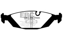 Load image into Gallery viewer, EBC 87-88 BMW M5 3.5 (E28) Yellowstuff Rear Brake Pads Brake Pads - Performance EBC   
