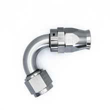 Load image into Gallery viewer, DeatschWerks 10AN Female Flare Swivel 120-Degree Hose End PTFE - Anodized Matte Black Fittings DeatschWerks
