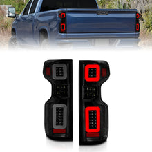 Load image into Gallery viewer, Anzo 19-21 Chevy Silverado Full LED Tailights Black Housing Smoke Lens G2 (w/C Light Bars) Tail Lights ANZO
