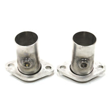 Load image into Gallery viewer, JBA 2.5in 304 Series Stainless Steel 2 Bolt Starter Tubes w/O2 sensor bungs Exhaust Adapters JBA
