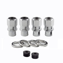 Load image into Gallery viewer, McGard Hex Lug Nut (Drag Racing Short Shank) 1/2-20 / 13/16 Hex / 1.6in. Length (4-Pack) - Chrome Lug Nuts McGard
