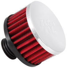 Load image into Gallery viewer, K&amp;N .5in Flange ID x 3in OD x 3.25in H Rubber Base Crankcase Vent Filter Air Filters - Universal Fit K&amp;N Engineering   
