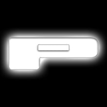 Load image into Gallery viewer, ORACLE Lighting Universal Illuminated LED Letter Badges - Matte Wht Surface Finish - P SEE WARRANTY Light Accessories and Wiring ORACLE Lighting
