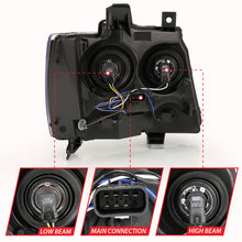 Load image into Gallery viewer, ANZO 2007-2014 Chevy TahOE Crystal Headlight Chrome Amber(OE) Headlights ANZO
