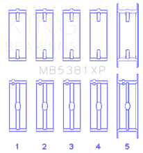 Load image into Gallery viewer, King Holden 253/308CI 5.0L/5.7L (Size .010) Main Bearing Set Bearings King Engine Bearings
