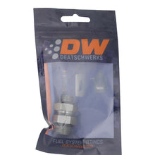 Load image into Gallery viewer, DeatschWerks 6AN ORB Male to 8AN ORB Male Swivel Adapter - Anodized DW Titanium Fittings DeatschWerks
