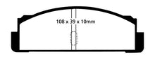 Load image into Gallery viewer, EBC 68-83 Fiat 124 1.6 Yellowstuff Rear Brake Pads Brake Pads - Performance EBC   
