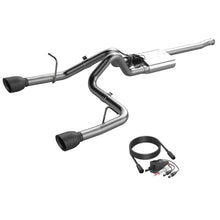 Load image into Gallery viewer, QTP 2018+ Jeep Wrangler JL 304SS Screamer Cat-Back Exhaust 4DR w/4in Black Tips Catback QTP
