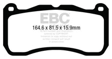 Load image into Gallery viewer, EBC 13-14 Ford Mustang 5.8 Supercharged (GT500) Shelby Yellowstuff Front Brake Pads Brake Pads - Performance EBC   
