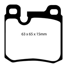 Load image into Gallery viewer, EBC 77-90 Porsche 911 3.3 Turbo Yellowstuff Rear Brake Pads Brake Pads - Performance EBC   
