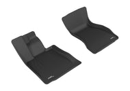 3D MAXpider 2016-2020 BMW 7 Series Kagu 1st Row Floormat - Black Floor Mats - Rubber 3D MAXpider   