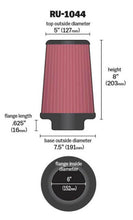 Load image into Gallery viewer, K&amp;N Universal Clamp-On Air Filter 6in FLG / 7-1/2in B / 5in T / 8in H Air Filters - Universal Fit K&amp;N Engineering   
