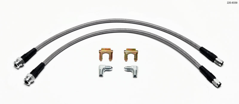 Wilwood Flexline Kit 1999 1/2-2003 Golf IV Brake Line Kits Wilwood
