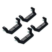 Load image into Gallery viewer, Rampage 1999-2019 Jeep Rock Rail Short Step Universal 4 Piece Set - Black Side Steps Rampage
