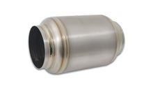 Load image into Gallery viewer, Vibrant Titanium Muffler w/Natural Tip 3in. Inlet / 3in. Outlet / 4.25in Dia Muffler Vibrant

