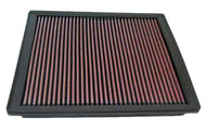 K&N 02 Jeep Cherokee 4.7L-V8 Drop In Air Filter Air Filters - Drop In K&N Engineering   