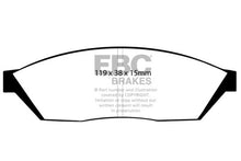 Load image into Gallery viewer, EBC 82-84 Honda Civic Hatchback 1.3 (4 Speed) Greenstuff Front Brake Pads Brake Pads - Performance EBC   
