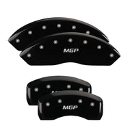 MGP 4 Caliper Covers Engraved Front & Rear MGP Black Finish Silver Characters 2018 Kia Optima Caliper Covers MGP