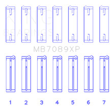 Load image into Gallery viewer, King Volkswagen VR6 2.8L (Size STD) Performance Main Bearing Set Bearings King Engine Bearings
