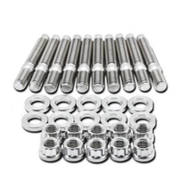 Load image into Gallery viewer, BLOX Racing SUS303 Stainless Steel Exhaust Manifold Stud Kit M8 x 1.25mm 45mm in Length - 7-piece Hardware Kits - Other BLOX Racing
