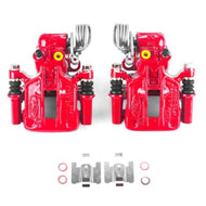Power Stop 93-07 Ford Taurus Rear Red Calipers w/Brackets - Pair Brake Calipers - Perf PowerStop   