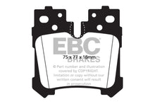 Load image into Gallery viewer, EBC 07+ Lexus LS460 4.6 Greenstuff Rear Brake Pads Brake Pads - Performance EBC   
