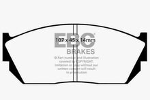 Load image into Gallery viewer, EBC 82-84 Honda Civic Hatchback 1.3 (5 Speed) Ultimax2 Front Brake Pads Brake Pads - OE EBC   
