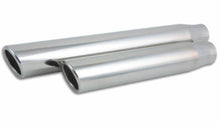 Load image into Gallery viewer, Vibrant 3.5in Round SS Truck/SUV Exh Tip (Single wall Angle Cut Rolled Edge) - 3in inlet 11in long Tips Vibrant
