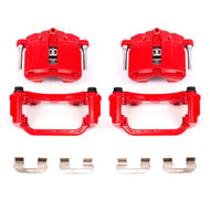 Power Stop 00-03 Cadillac DeVille Rear Red Calipers w/Brackets - Pair Brake Calipers - Perf PowerStop   