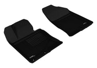 3D MAXpider 2011-2015 Kia Optima Kagu 1st Row Floormat - Black Floor Mats - Rubber 3D MAXpider   