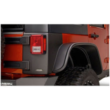 Load image into Gallery viewer, Bushwacker 07-18 Jeep Wrangler Trail Armor Rear Corners - Black Body Armor &amp; Rock Rails Bushwacker
