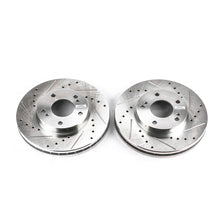 Load image into Gallery viewer, Power Stop 89-96 Nissan 300ZX Front Evolution Drilled &amp; Slotted Rotors - Pair Brake Rotors - Slot &amp; Drilled PowerStop   
