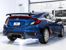 Load image into Gallery viewer, AWE Tuning 2016+ Honda Civic Si Touring Edition Exhaust w/Front Pipe &amp; Triple Diamond Black Tips Catback AWE Tuning   
