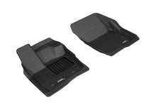 Load image into Gallery viewer, 3D MAXpider 2017-2020 Ford/Lincoln Fusion/MKZ Kagu 1st Row Floormat - Black Floor Mats - Rubber 3D MAXpider   
