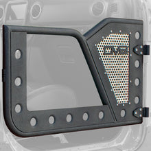 Load image into Gallery viewer, DV8 Offroad Jeep 18+ Wrangler JL / 20+ Gladiator JT Rear Rock Doors w/ Perforated Aluminum Mesh Doors DV8 Offroad
